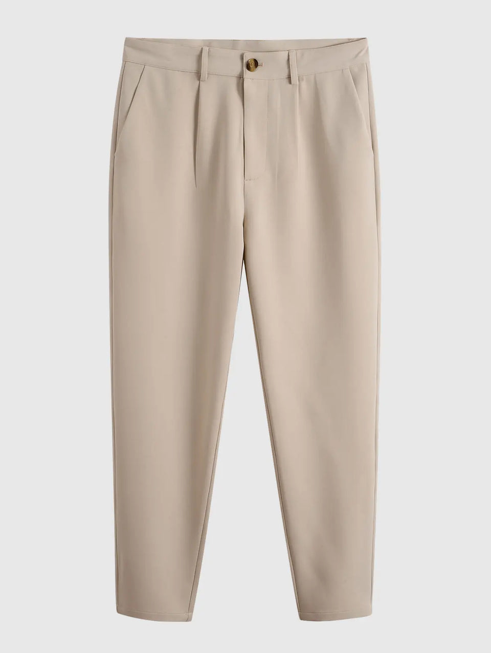 Ruched solid pants