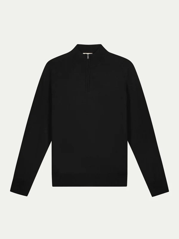 Merino Zipper Sweater Caramel